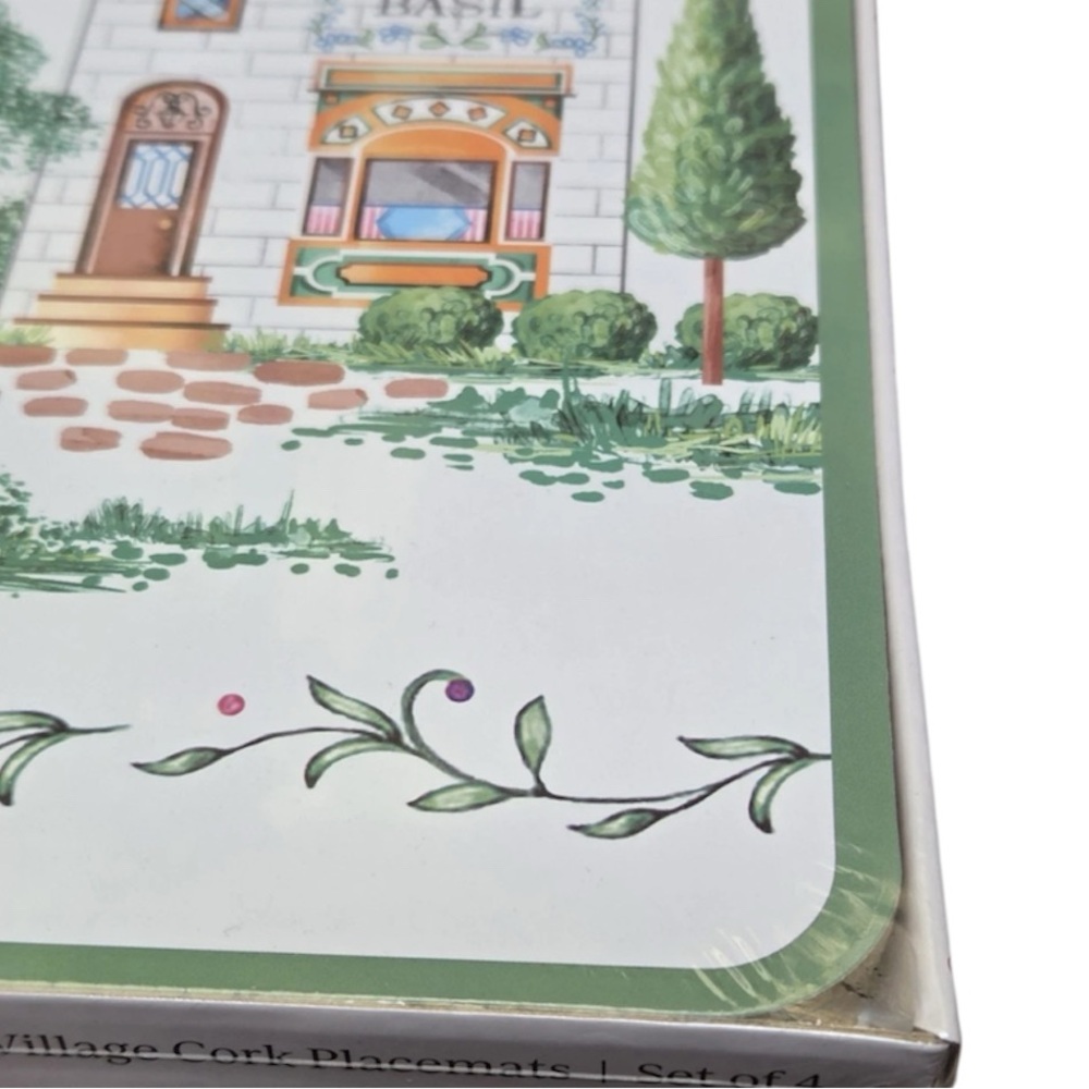 Rare Lenox Spice Village placemats set of 4 - Picture 2 of 10